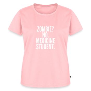 Cadeau drôle étudiant en médecine - T-shirt Premium bio Femme - rose - Devant - AI Model Female 172 dark (172cm)