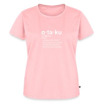 Anime Otaku Definition - T-shirt Premium bio Femme - rose - Devant - AI Model Female 172 dark (172cm)
