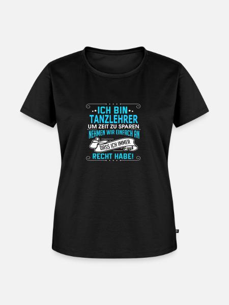 TANZLEHRER - Frauen Premium Bio T-Shirt - Schwarz