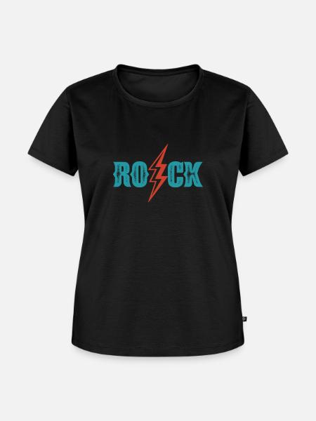 Rock Musik - Frauen Premium Bio T-Shirt - Schwarz