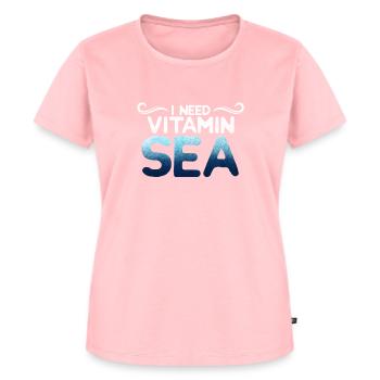 Vitamin Sea - Women's Premium Organic T-shirt - rose - Front - AI Model Female 172 dark (172cm)