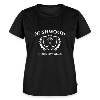 Bushwood country club UGP campus funny golf - Frauen Premium Bio T-Shirt - Schwarz - Vorne - Selfina (174cm)