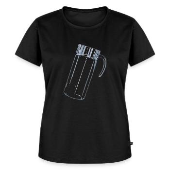 KorpoUniversum - Single Octopott - Frauen Premium Bio T-Shirt - Schwarz - Vorne - Selfina (174cm)