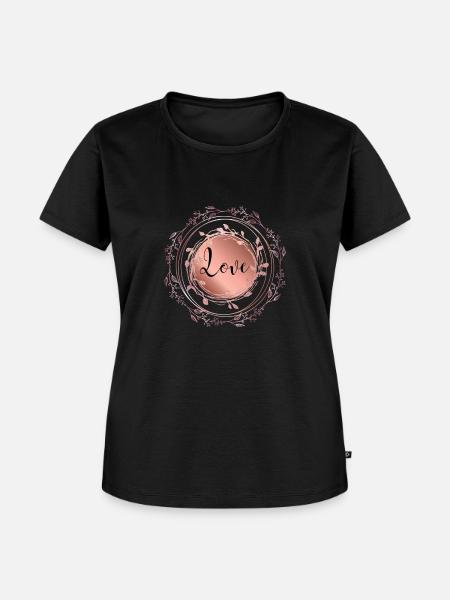 Rosegold Love - Gift - Women's Premium Organic T-shirt - black