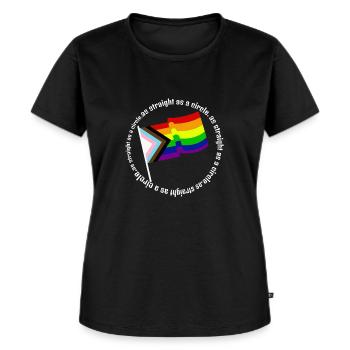 Pride - Frauen Premium Bio T-Shirt - Schwarz - Vorne - Selfina (174cm)