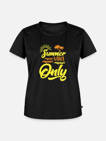 SUMMER - Frauen Premium Bio T-Shirt - Schwarz