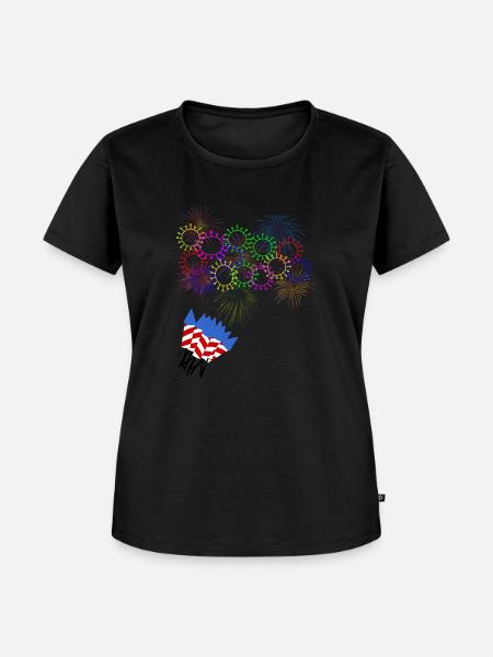knaller - Frauen Premium Bio T-Shirt - Schwarz