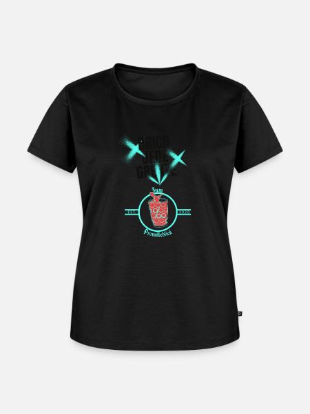 Brich jede Grenze - Frauen Premium Bio T-Shirt - Schwarz