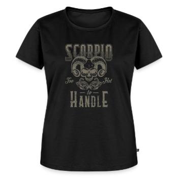 Scorpion à chaud à manipuler - T-shirt Premium bio Femme - noir - Devant - Selfina (174cm)