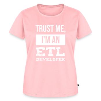 Développeur ETL Technicien de données IT Informatik - T-shirt Premium bio Femme - rose - Devant - AI Model Female 172 dark (172cm)