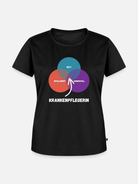 Krankenpflegerin - Frauen Premium Bio T-Shirt - Schwarz