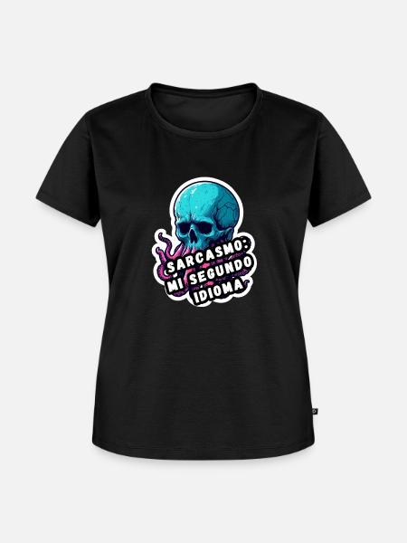 Sarkasmus - Frauen Premium Bio T-Shirt - Schwarz