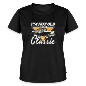 I'm Not Old I'm A Classic Oldtimer Geburtstag - Frauen Premium Bio T-Shirt - Schwarz - Vorne - Selfina (174cm)