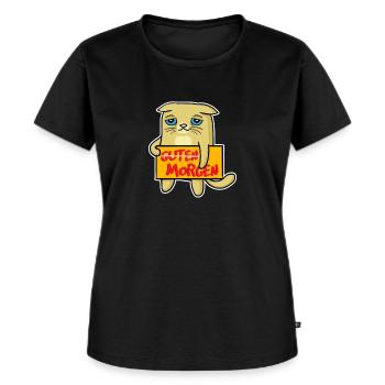 Lustiger Spruch Montag Geschenkidee Geschenk - Frauen Premium Bio T-Shirt - Schwarz - Vorne - Selfina (174cm)