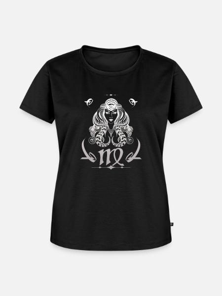 Sternzeichen Jungfrau Virgo - Frauen Premium Bio T-Shirt - Schwarz