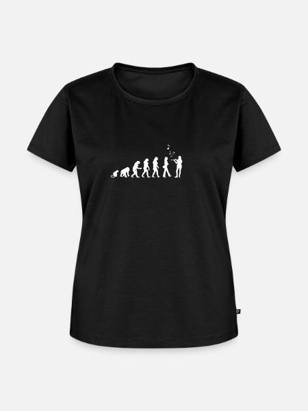 Flöte Blockflöte Querflöte Geschenk Geschenkidee - Frauen Premium Bio T-Shirt - Schwarz