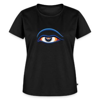 Traditionelles Bogenschießen-Geschenk für einen Fachmann oder - Frauen Premium Bio T-Shirt - Schwarz - Vorne - Selfina (174cm)