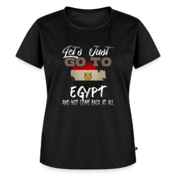Egypt - Women's Premium Organic T-shirt - black - Front - Selfina (174cm)