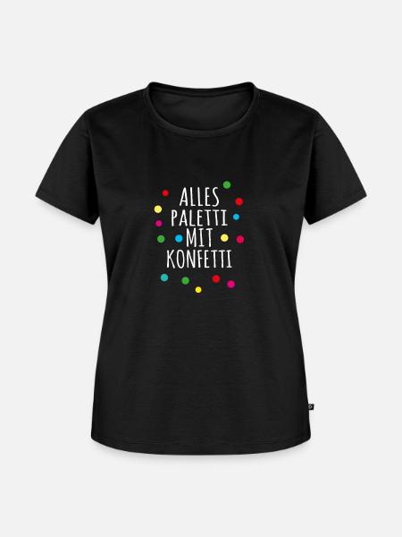 Fasching Karneval - Frauen Premium Bio T-Shirt - Schwarz