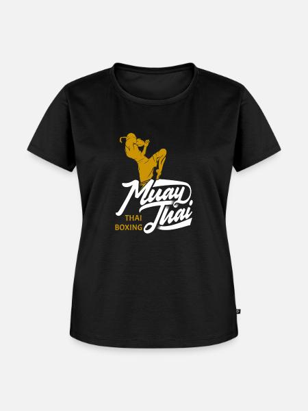 Muay Thai - Frauen Premium Bio T-Shirt - Schwarz