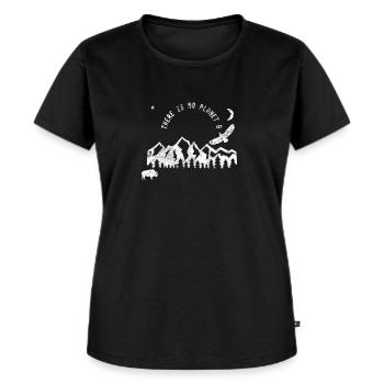 Es gibt keinen Planeten B - NO PLANET B - Frauen Premium Bio T-Shirt - Schwarz - Vorne - Selfina (174cm)