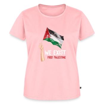 Palestine - Women's Premium Organic T-shirt - rose - Front - AI Model Female 172 dark (172cm)
