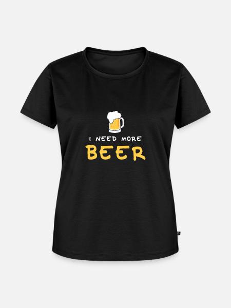Beer - Frauen Premium Bio T-Shirt - Schwarz