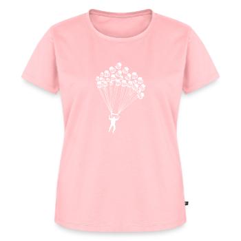 T-shirt parachutiste présent pour la bière Skydiver - T-shirt Premium bio Femme - rose - Devant - AI Model Female 172 dark (172cm)