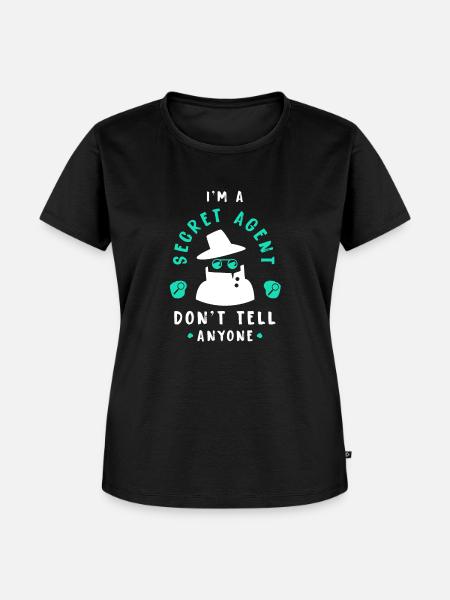 Geheimagent - Frauen Premium Bio T-Shirt - Schwarz