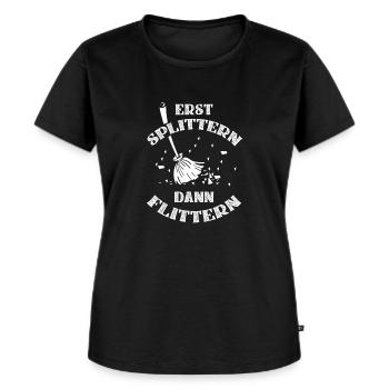Polterabend Junggesellenabschied Geschenkidee Witz - Frauen Premium Bio T-Shirt - Schwarz - Vorne - Selfina (174cm)