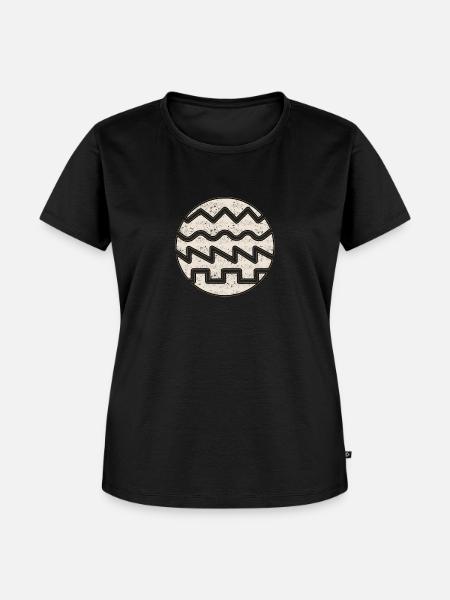 Synthesizer-Wellenform - Frauen Premium Bio T-Shirt - Schwarz