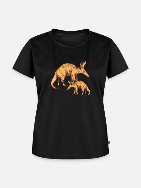 Erdferkel Erdferkel Liebhaber - Frauen Premium Bio T-Shirt - Schwarz