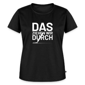 Druffi Party Keta Koks Teile Ecstasy - Frauen Premium Bio T-Shirt - Schwarz - Vorne - Selfina (174cm)