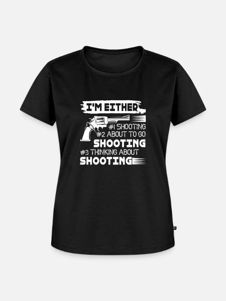 Shooting Liebhaber - Frauen Premium Bio T-Shirt - Schwarz
