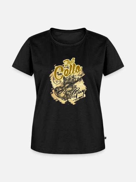 Cello Dieser Cello-Typ - Frauen Premium Bio T-Shirt - Schwarz