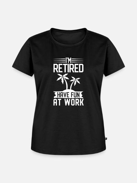 rentner - Frauen Premium Bio T-Shirt - Schwarz