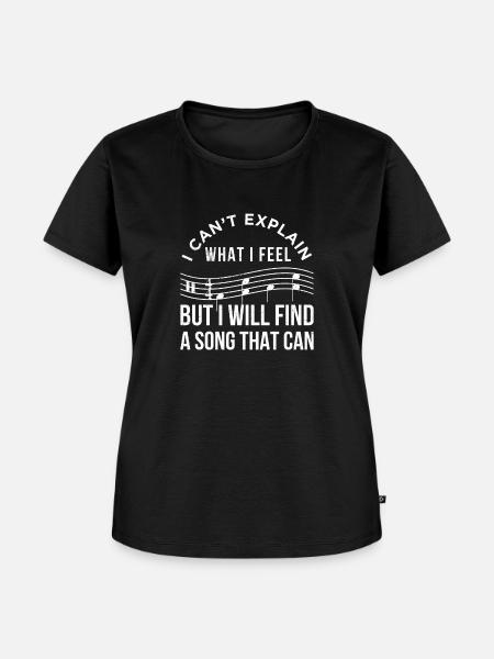 musik - Frauen Premium Bio T-Shirt - Schwarz