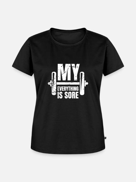 training - Frauen Premium Bio T-Shirt - Schwarz