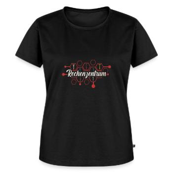 Rechenzentrum - Frauen Premium Bio T-Shirt - Schwarz - Vorne - Selfina (174cm)