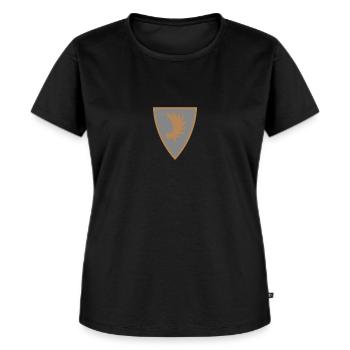 Ostpreußen Preußen Wappen Elchschaufel Heimat - Frauen Premium Bio T-Shirt - Schwarz - Vorne - Selfina (174cm)