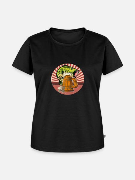 Barsch und Bier - Frauen Premium Bio T-Shirt - Schwarz