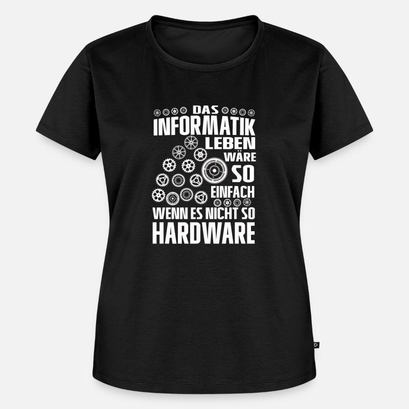 Funny computer science saying for computer scientists - Women's Premium Organic T-shirt - black