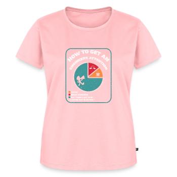 How To Get An Engineers Attention - Women's Premium Organic T-shirt - rose - Front - AI Model Female 172 dark (172cm)