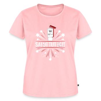 Salut feu d'artifice - T-shirt Premium bio Femme - rose - Devant - AI Model Female 172 dark (172cm)