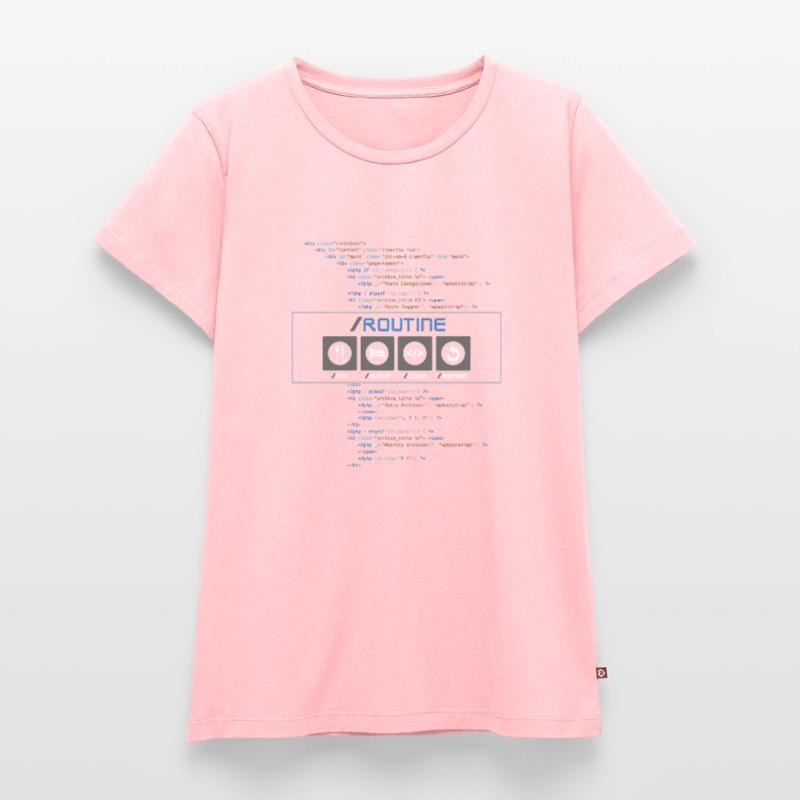 Eat, Sleep, Code, Repeat, A Developer Routine Women's Premium Organic T-shirt