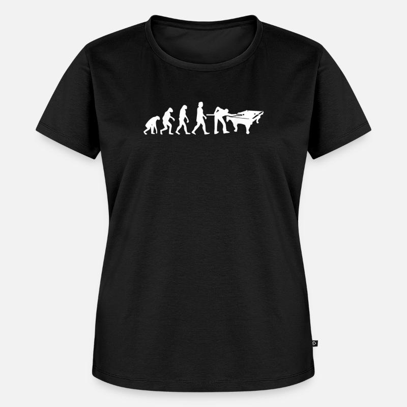 Évolution du billard Snooker Funny Pool - T-shirt Premium bio Femme - noir