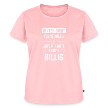 Anal Plug Buttplug Fetisch Dildo Geschenkidee - Frauen Premium Bio T-Shirt - Rosa - Vorne - AI Model Female 172 dark (172cm)