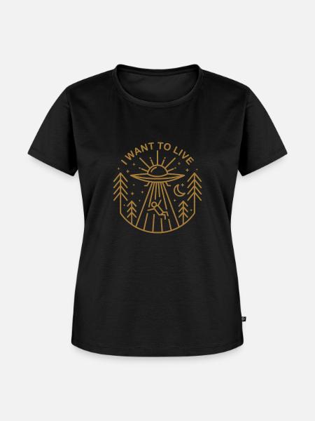 I Want To Leave - Frauen Premium Bio T-Shirt - Schwarz