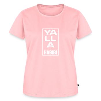 Habibi Arabic Darling Beloved Friend Habibati - Women's Premium Organic T-shirt - rose - Front - AI Model Female 172 dark (172cm)