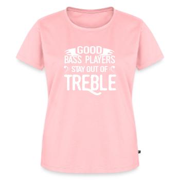 Bass Player Musician - Frauen Premium Bio T-Shirt - Rosa - Vorne - AI Model Female 172 dark (172cm)
